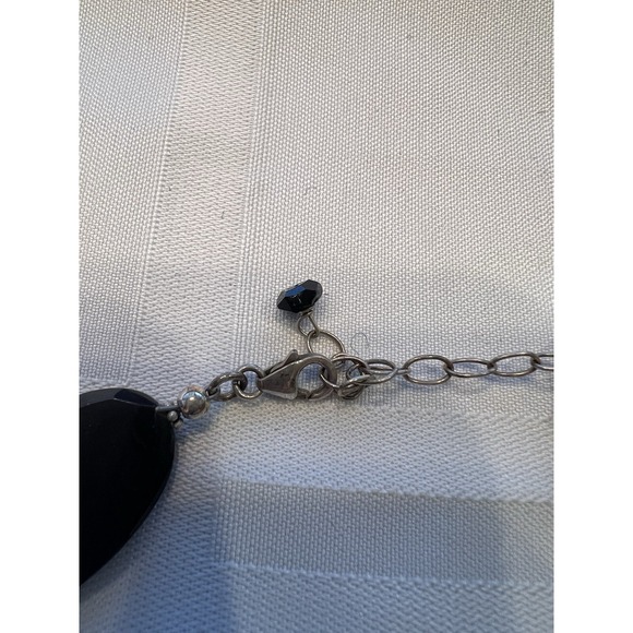 Green‎ And Black Vintage Beaded Necklace - Picture 4 of 4